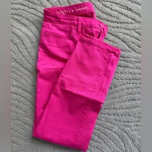 Talbots Women’s Bright Pink Skinny Jeans